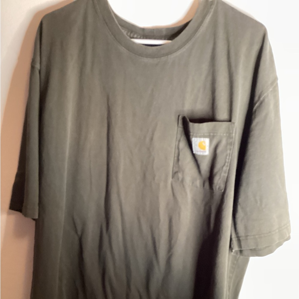 Carhartt Olive Green Pocket Tee